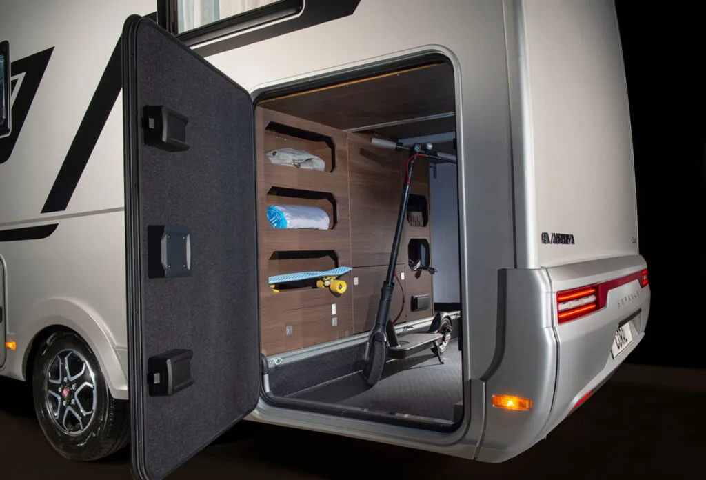 garage accessibili con luci